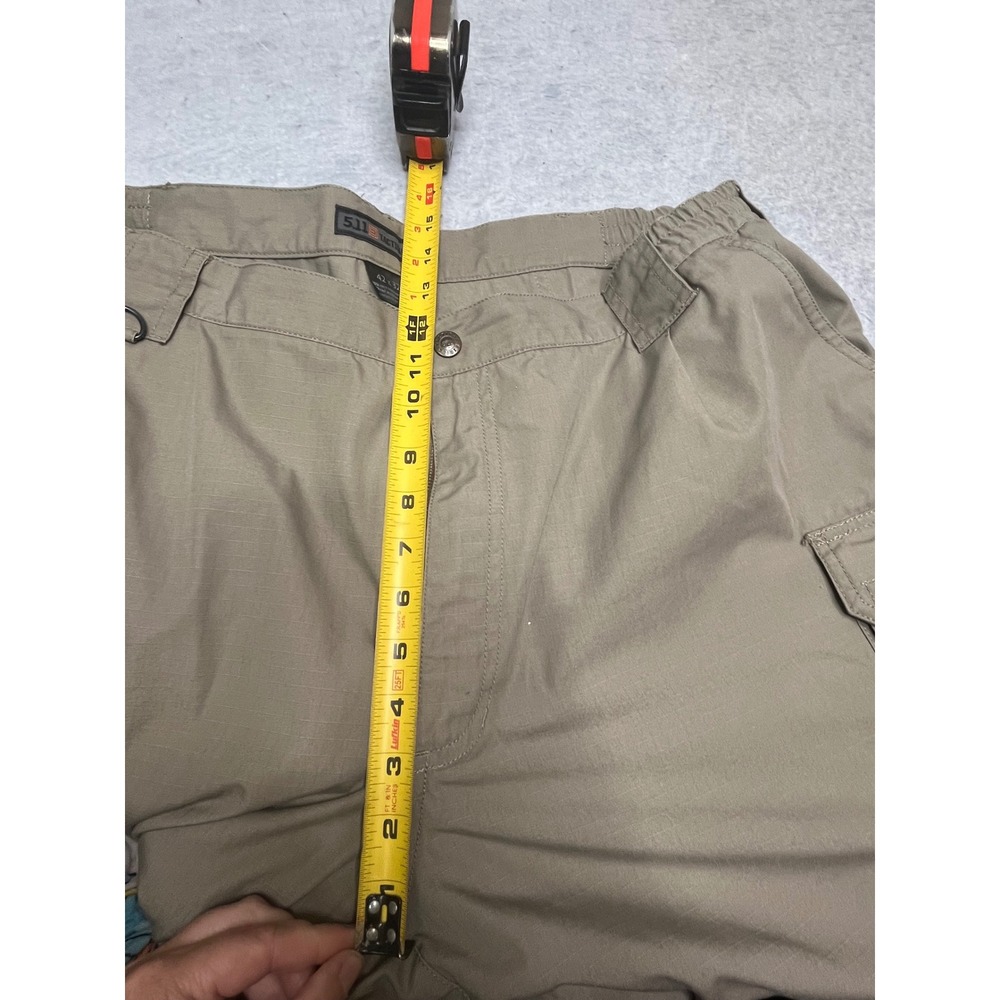 5.11 Tactical Mens Khaki Ripstop Cargo Pants 42x32 Tan Multi Pocket Utility - Picture 3 of 7